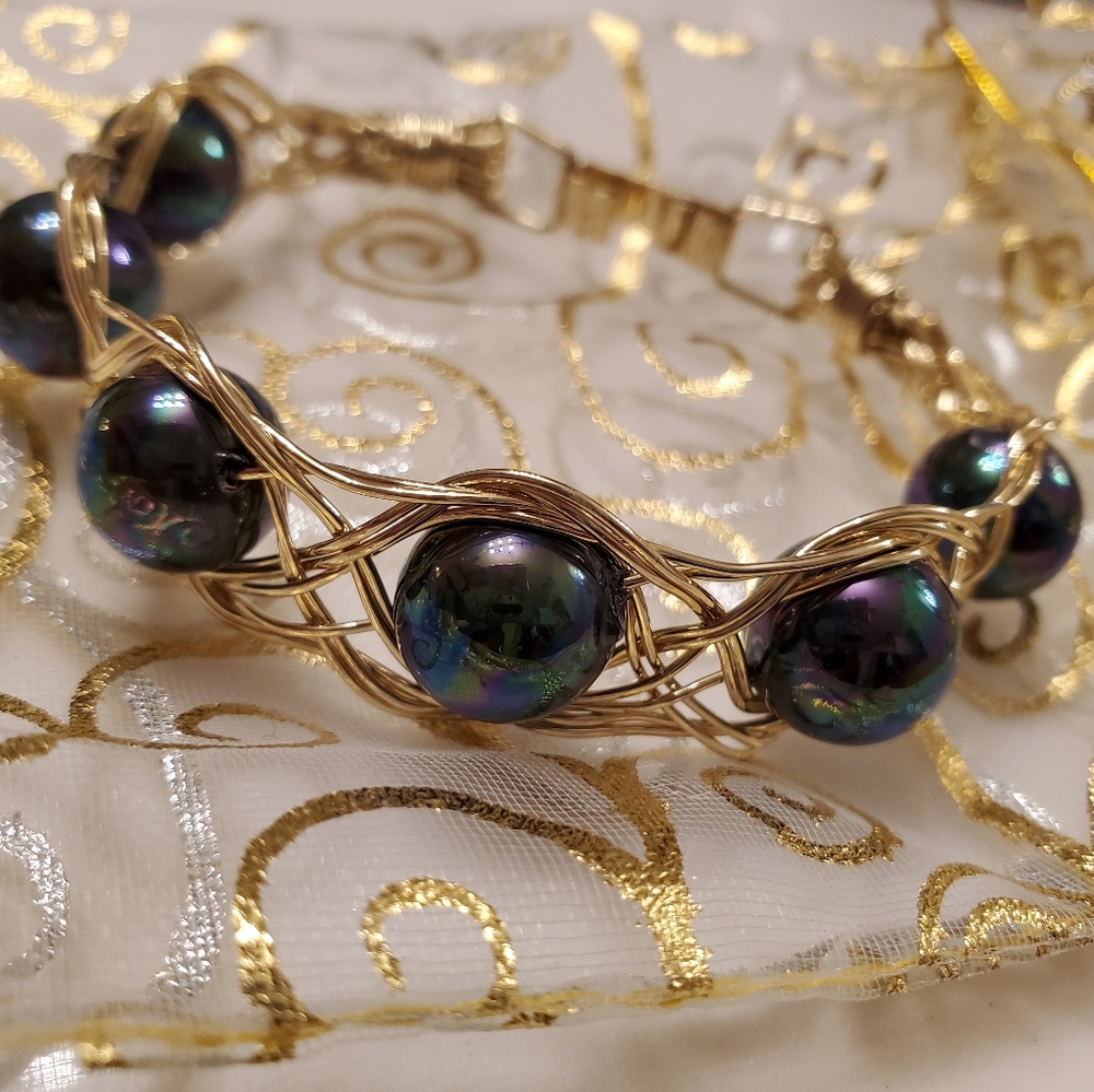 Hamilton gold bracelet
